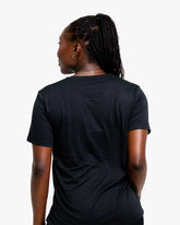 NIKE STRENGTH WOMEN'S TEE BLACK/WHITE